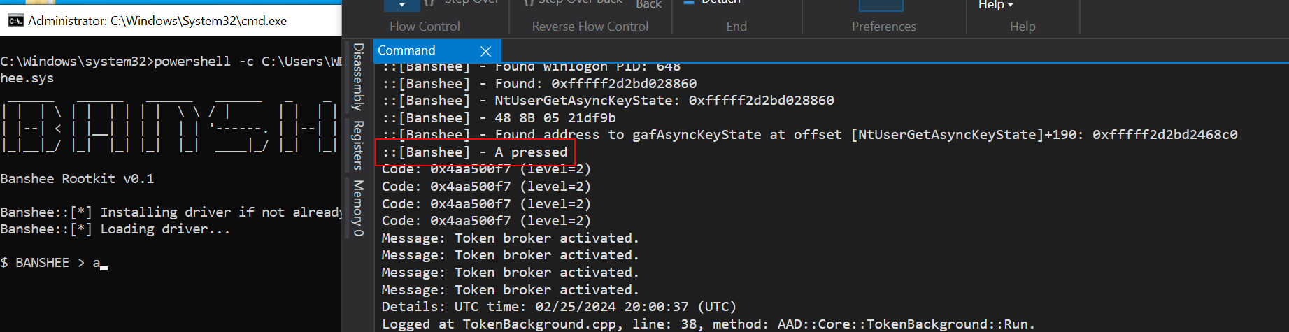 Successful Kernel Keylogging