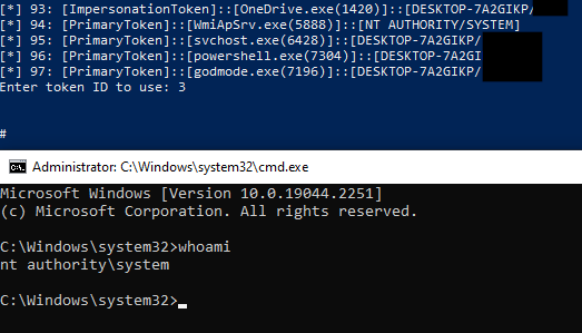 Shell with the new token