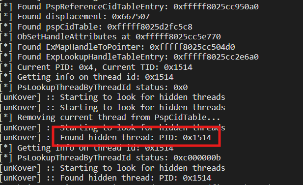 Uncovering Hidden Threads